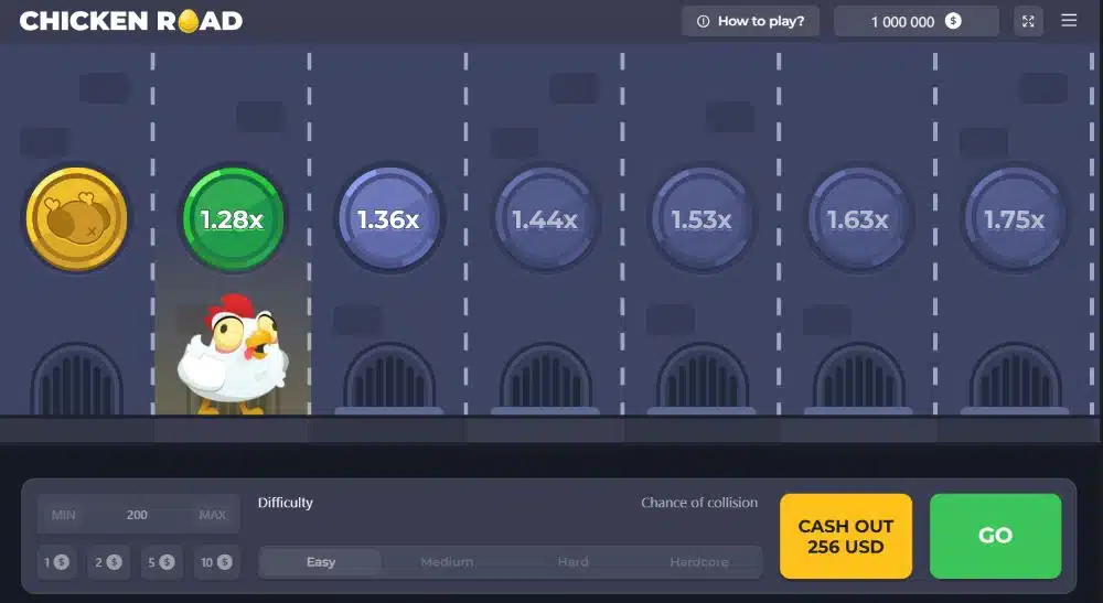 Jugabilidad de Chicken Road